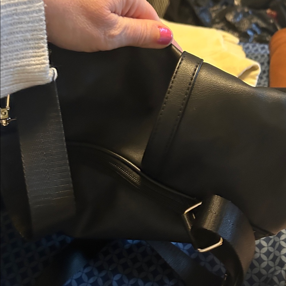Faux Leather Backpack - Picture 5 of 8